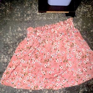 Small floral skirt worn once.
